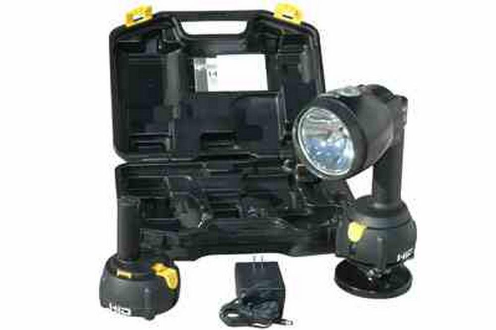 Rechargeable HID Spotlight - 200lb. Grip Magnetic Base - 4000' Beam - Flood/Spot Combo - 35 Watts - PuriLite