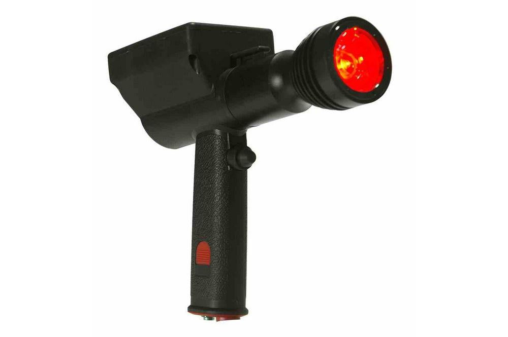 Red LED Pistol Grip Hunting Spotlight - 16 Hour Runtime - Rechargeable Lithium Ion - 3 Watt LED - PuriLite