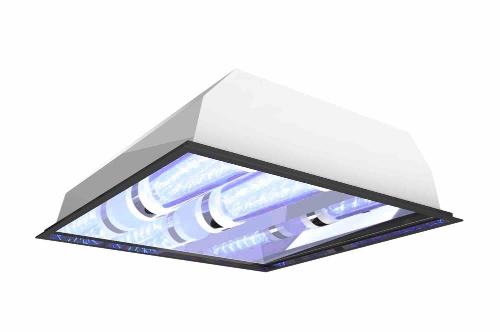 *RENT* 80W 2X2 Recessed Troffer Mount UV Sanitation Fixture - 120/277V AC - (2) Far-UVC Excimer Lamps - Kills 99% of Viruses - PuriLite