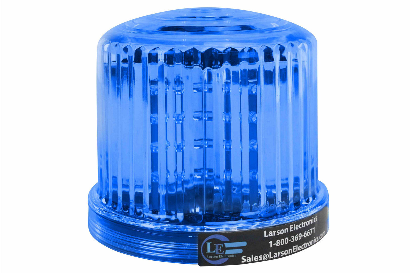 Larson Blue LED 360 Degree Beacon - 20 LEDS - Battery Powered - Magnetic Base - PuriLite