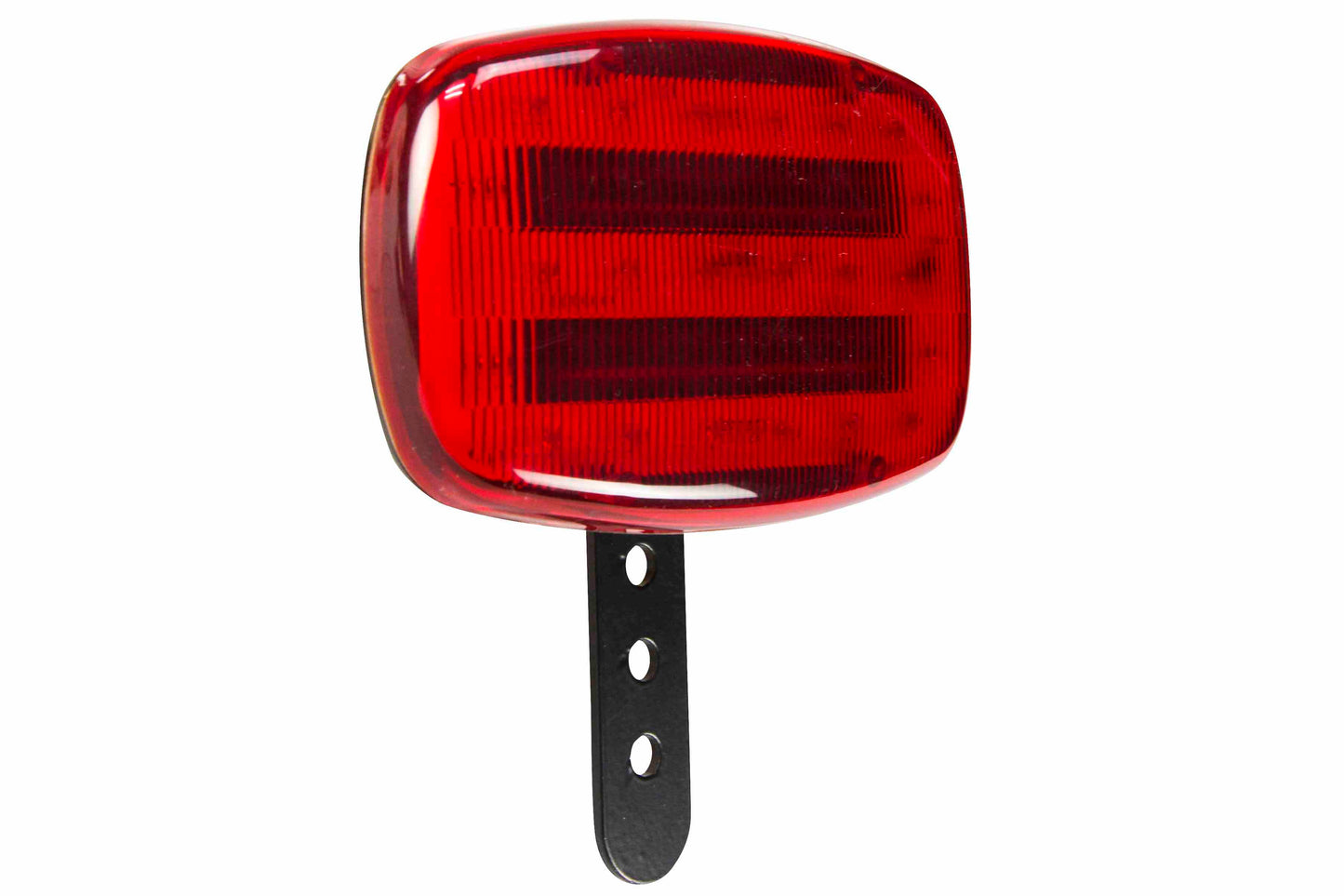 Larson LED Red Strobe Light - 18 LEDS - Battery Powered - Bracket Mount - Continuous or Strobe - PuriLite