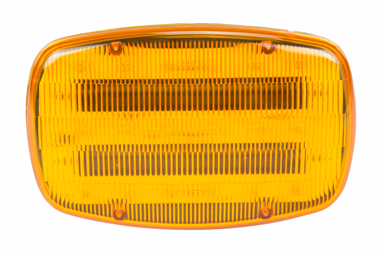 Larson LED Amber Strobe Light - 18 LEDS - Battery Powered - Dual Magnetic Base -Continuous or Strobe Output - PuriLite