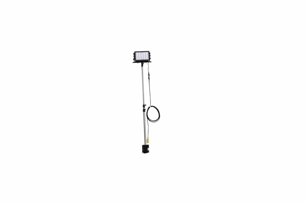 High Intensity LED on Extending Work Light Pole - 150 Watts - 14,790 Lumen - 12-24V DC - PuriLite