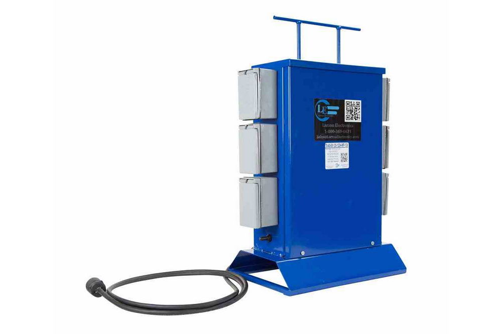 Larson 75 KVA Transformer - 240V to 480V 3P - (2) Disconnects - No Frame/Cart - PuriLite