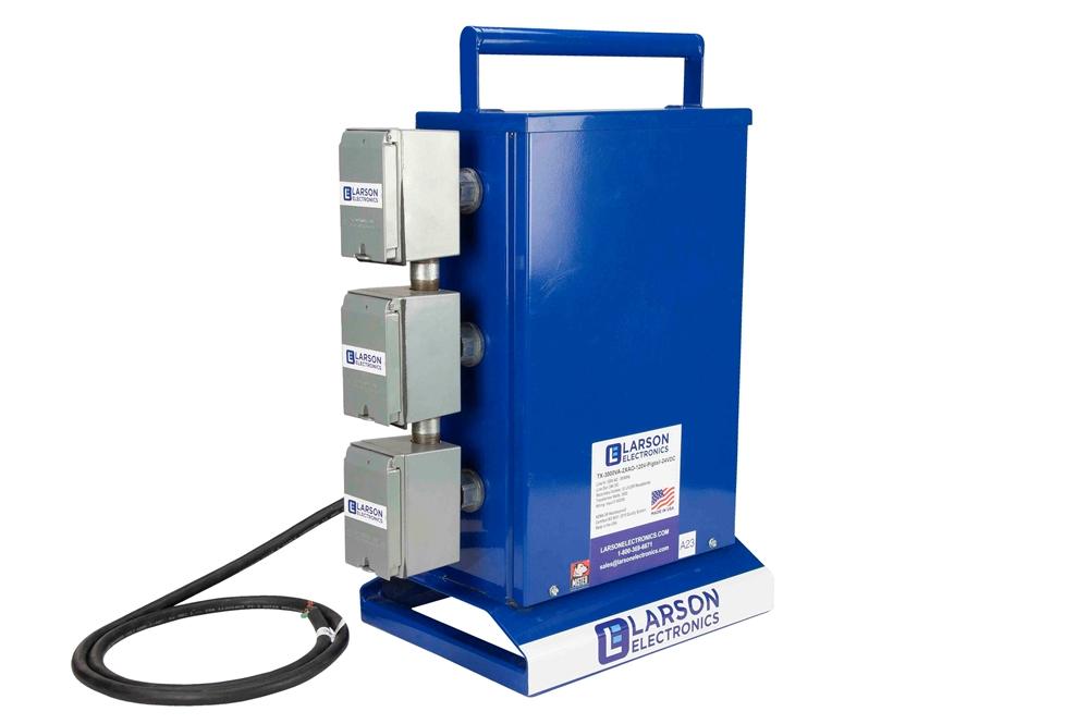 Transformer - 3000 VA - Converts 120V or 240V AC to Low Voltage AC/DC Outlets - 2 Twist Lock Outlets - PuriLite