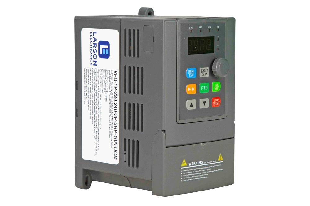 1HP Variable Frequency Device - 440V AC 3PH Input/Output - 2.5 Amps - 0.75kW - PuriLite