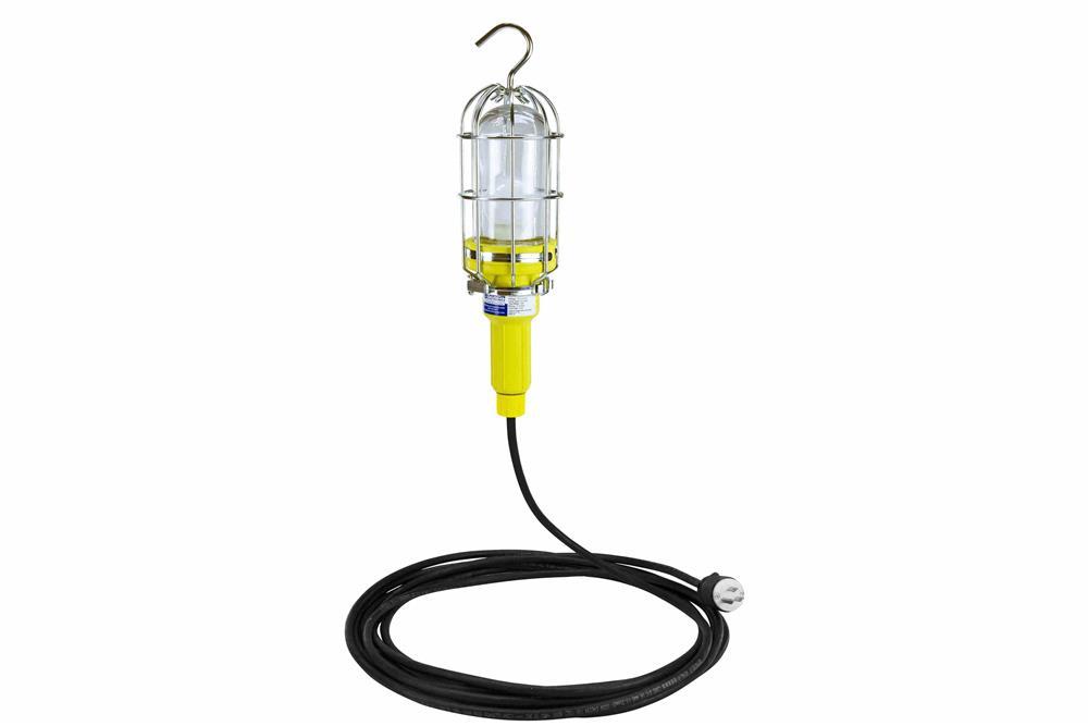 10 Watt LED Vapor Proof Droplight / Handlamp - 25' 16/3 SOOW Cord - NEMA 4X - PuriLite