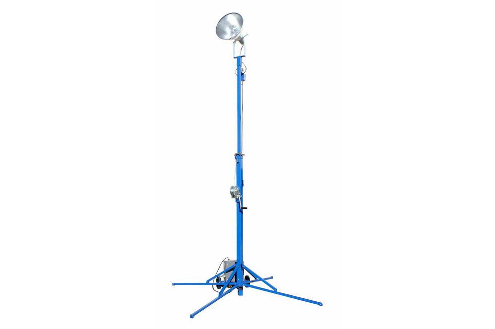 Portable Light Tower - 1000 Watt Metal Halide - Covers 23,000 SF - Extends to 14 feet - PuriLite