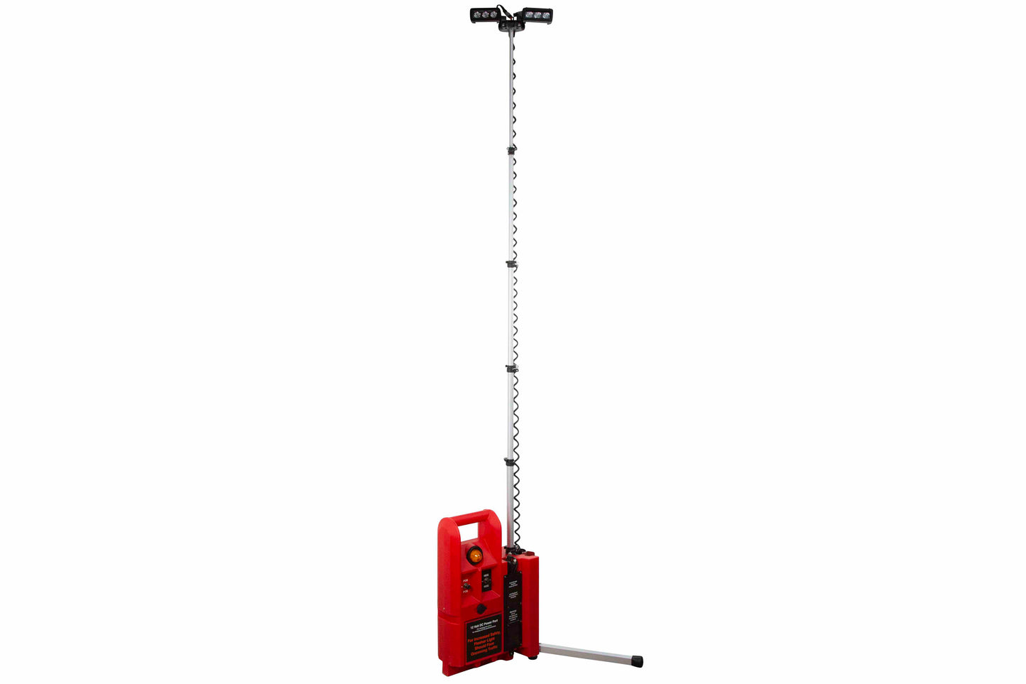 Larson Portable, Rechargeable, Battery Powered LED Light Tower - 16 Hour Runtime - 2, 9-Watt LED Units - PuriLite