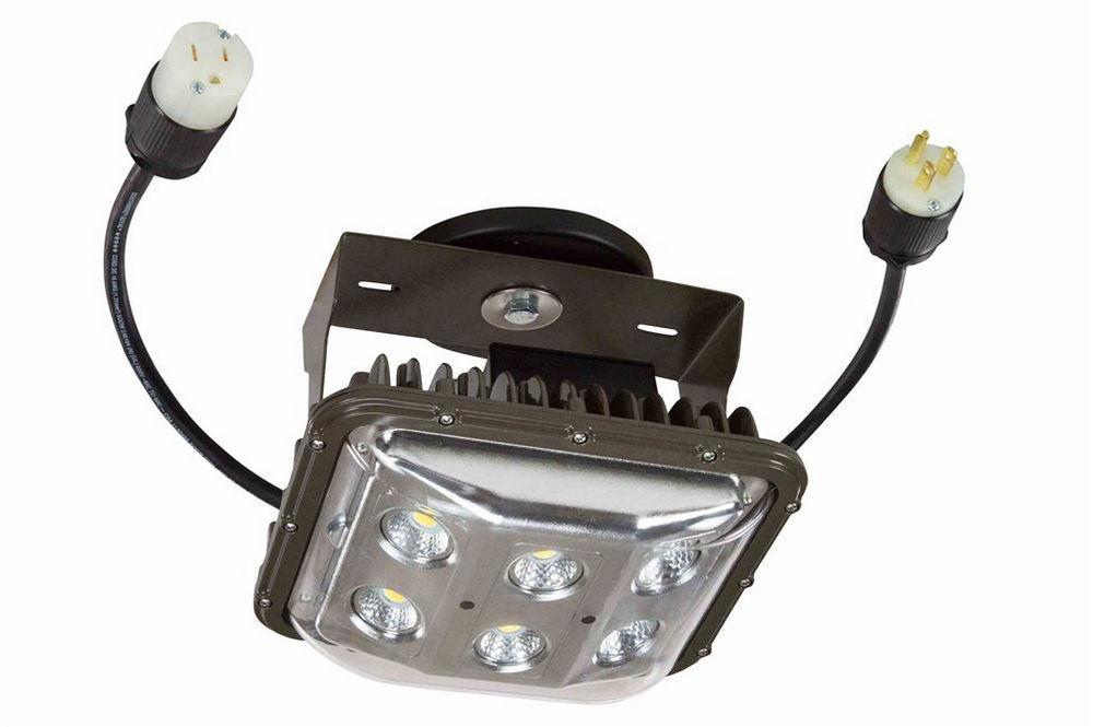 60 Watt Portable Magnetic Mount LED Work Light - Daisy Chain - 120-277V AC -IP65- 500W MH Equivalent - PuriLite