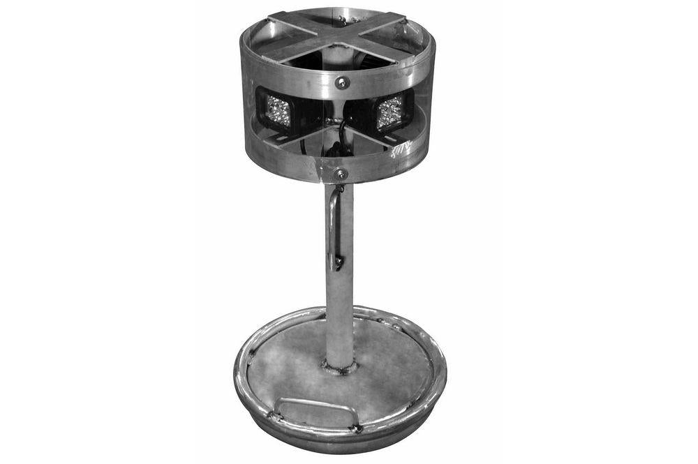 LED Self Righting Light - 48 watts - 360° flood light - 120-277V Stepped Down to 24VDC - 50' SOOW - PuriLite