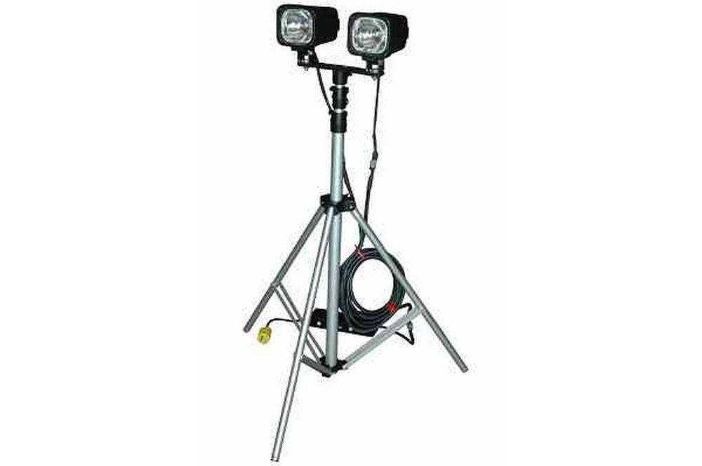 HID Work Light - Tripod Mount -Extends 3.5' to 10' - 2 X 70 Watt HID - 12,600 Lumen - 12/24VDC - 120 - PuriLite