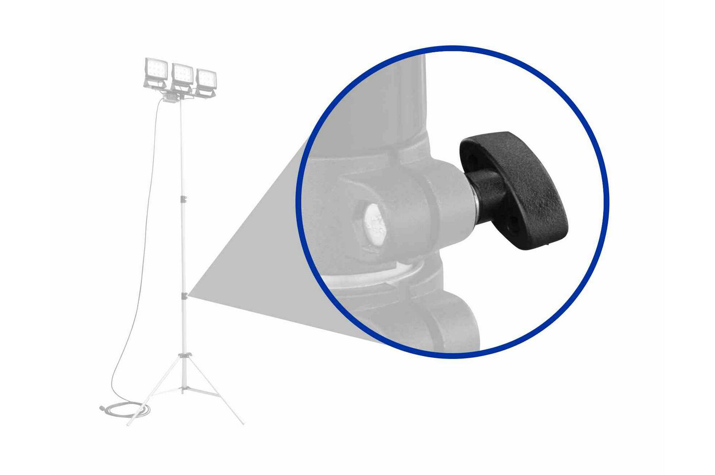 Larson Replacement Plastic T Handle for WALTP and WAL-TP Series Tripods - PuriLite