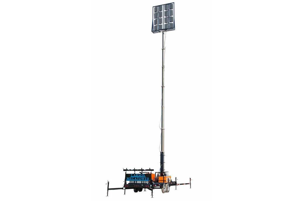 50' Pneumatic Megatowerâ„¢ on 21 Foot Trailer - 11KW Genset - 110 Gallons - Lights NOT Included - PuriLite