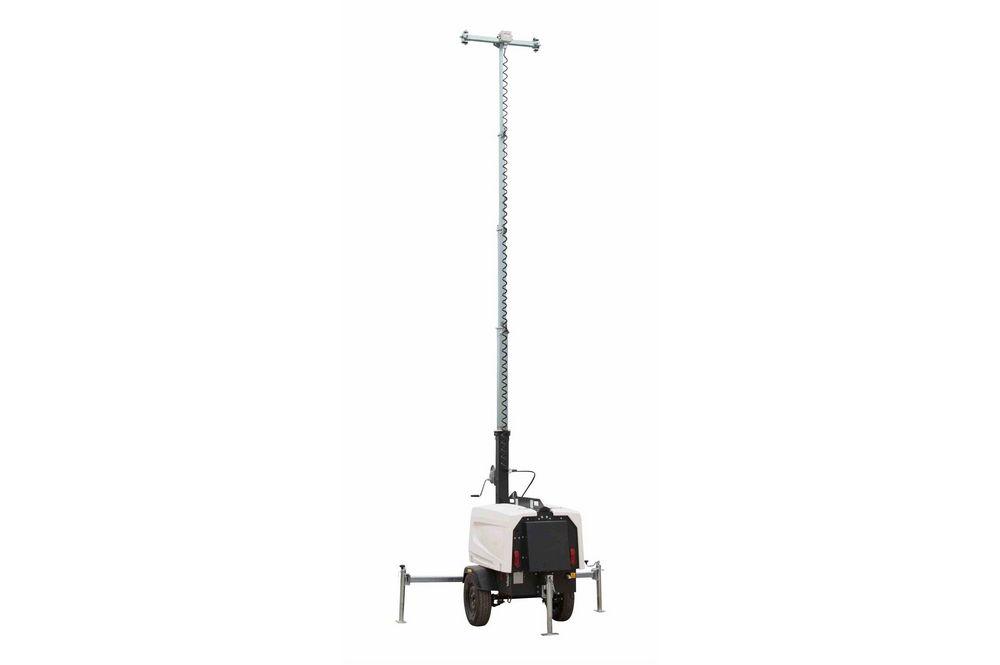 25' Telescoping Tower - 7.5 kW Generator - Water Cooled Diesel Engine - No Lamps - PuriLite