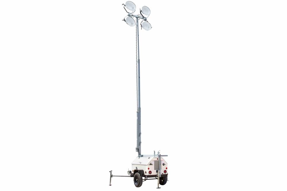 4000W Metal Halide Light Tower - 6kW Diesel Generator - 23' Tower - 40 Gal Capacity - DOT - PuriLite