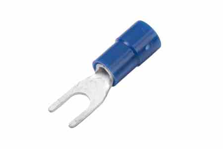 Larson 100 Pack - #10 16-14 AWG Blue Spade Terminal Connectors - PuriLite