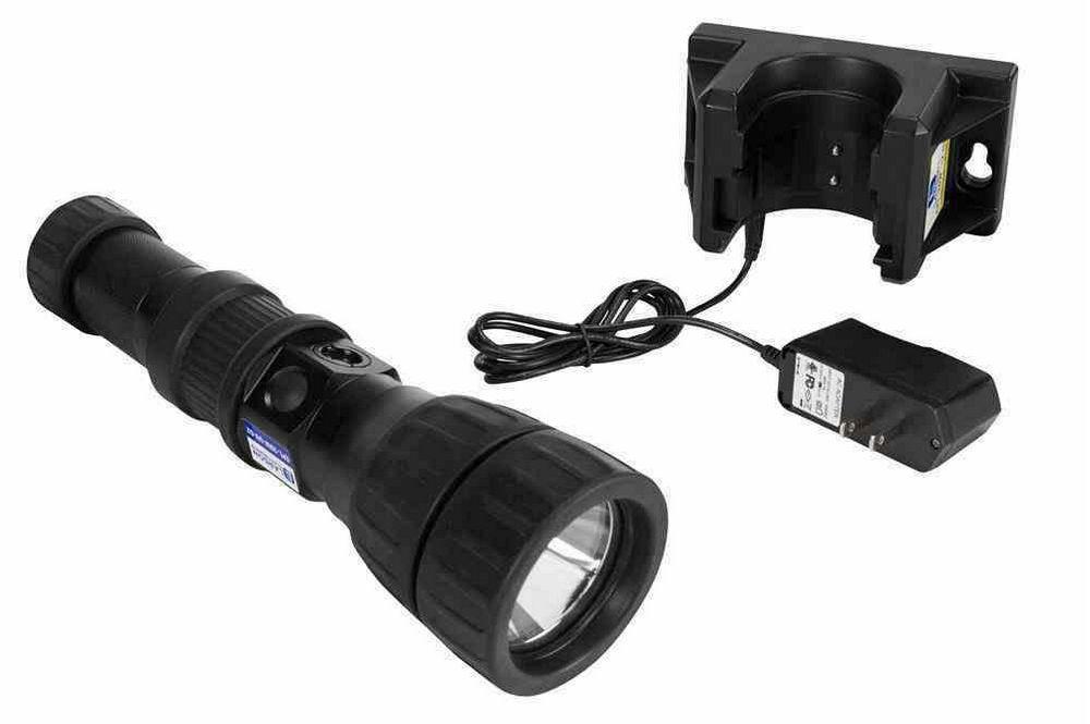 7W Explosion Proof LED Flashlight - C1D1 - C2D1 - Battery Rechargeable - Spot/Flood - SOS Strobe - PuriLite