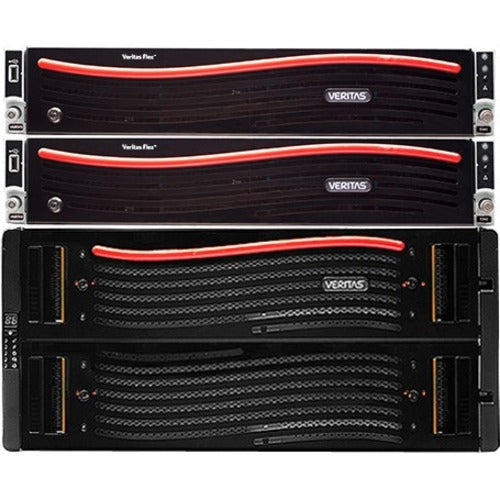 Veritas Flex 5340 NAS Storage System - 1 Nodes - 2 x Intel Xeon 2 GHz - 1945.60 TB Supported HDD Capacity - 150 x HDD Installed - 1200 TB Installed HDD Capacity - 768 GB RAM - 12Gb/s SAS Controller - RAID Supported - 10 Gigabit Ethernet - VGA - 4 USB Por