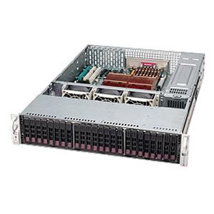 Super Micro Supermicro SC216E1-R900LPB Chassis - 2U - Rack-mountable - 24 Bays - 900W - Black - PuriLite