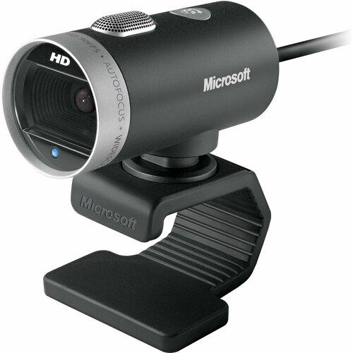 Microsoft LifeCam Cinema Webcam - 30 fps - USB 2.0 - 1 Pack(s) - 5 Megapixel Interpolated - 1280 x 720 Video - CMOS Sensor - Auto-focus - Widescreen - Microphone - PuriLite