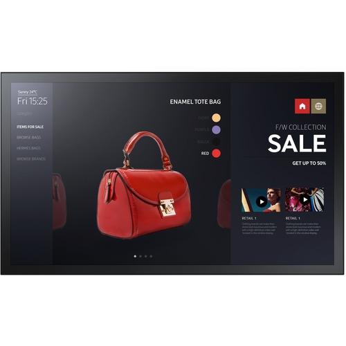Samsung 32" SMART Signage Display PM32F-BC - 32" LCD - Touchscreen Cortex A12 1.30 GHz - 2.50 GB - 1920 x 1080 - Edge LED - 300 cd/m‚² - 1080p - HDMI - USB - DVI - Serial - Wireless LAN - Ethernet - PuriLite