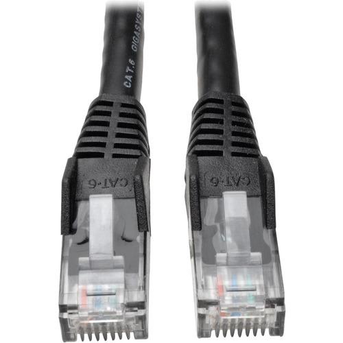 Tripp Lite N201-035-BK Cat.6 UTP Patch Network Cable - 35 ft Category 6 Network Cable for Network Adapter, Network Device, Router, Server, Modem, Hub, Switch - First End: 1 x RJ-45 Male Network - Second End: 1 x RJ-45 Male Network - 1 Gbit/s - Patch Cabl - PuriLite