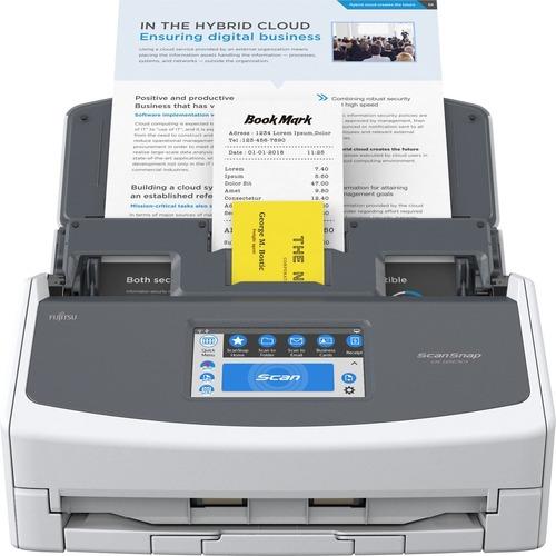 Fujitsu Imaging Fujitsu ScanSnap iX1600 Large Format ADF Scanner - 600 dpi Optical - 40 ppm (Mono) - 40 ppm (Color) - PC Free Scanning - Duplex Scanning - USB - PuriLite