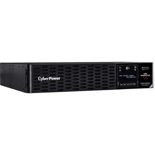 Cyber Power CyberPower Smart App PR750RT2U 750VA Tower/Rack Convertible UPS - 2U Tower/Rack Convertible - 3 Hour Recharge - 7.50 Minute Stand-by - 120 V AC Input - 100 V AC, 110 V AC, 120 V AC, 125 V AC Output - 8 x NEMA 5-15R - PuriLite