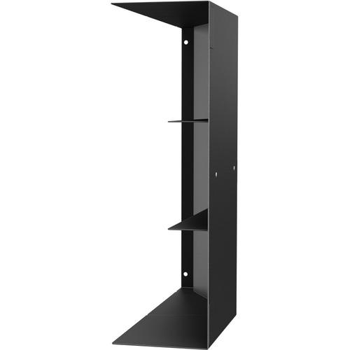 Vertiv Geist SwitchAir SA1-09001 Airflow Diversion/Port Side Exhaust - For LAN Switch - 9U Rack Height - Rack-mountable - Black Powder Coat - PuriLite