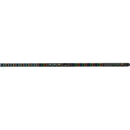 Vertiv Geist rPDU DUS3EGW1-30PHB7-2S02A9K00-S-A 30-Outlets PDU - Switched - Universal Input - 18 x U-Lock IEC 60320 C13, 12 x U-Lock IEC 60320 C19 - 230 V AC - Network (RJ-45) - 0U - Vertical - Rack-mountable - TAA Compliant - PuriLite
