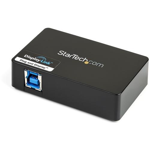 StarTech.com USB 3.0 to HDMI® and DVI Dual Monitor External Video Card Adapter - Connect an HDMI and DVI-I-equipped display through a USB 3.0 port, for a 1080p HD external multi-monitor solution - USB 3.0 to HDMI and DVI - usb video adapter - External US - PuriLite