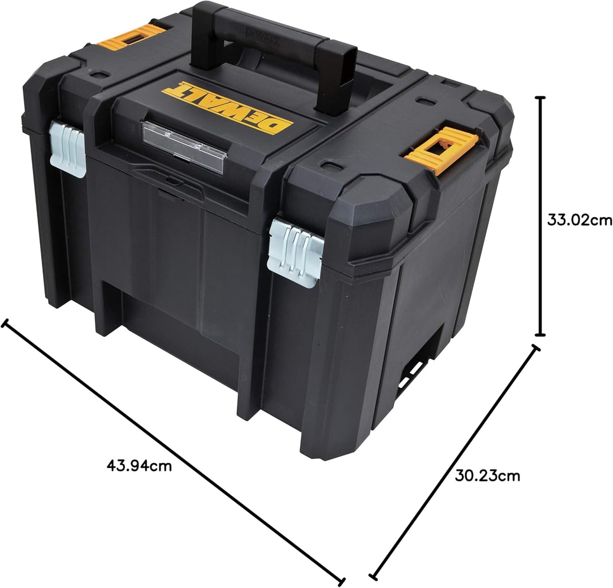 DEWALT TSTAK Tool Box, Deep (DWST17806) , Black - PuriLite