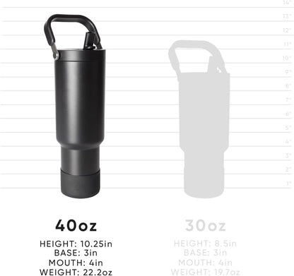 Simple Modern Trek Pivot | 40oz Flip Straw Tumbler with Handle | Water Bottle & Boot | Interchangeable Straw & Chug Lids | Insulated Stainless Steel Jug | Gym Sports Outdoors | Lavender Mist - PuriLite
