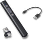 BzLine [Rechargeable] Presentation Clicker and Laser Pointer | Slide Advancer for Powerpoint, Google Slides | Long Range, USB & USB-C | Compatible with Mac/Windows | Volume Control - Built-in Battery - PuriLite
