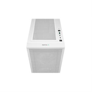 DeepCool Chassis R-CH360-WHAPE3-G-1 CH360 WH Tempered Glass Mini-ITX / Micro-ATX White - PuriLite