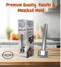 Falafel Maker Press Scoop Stainless Steel Premium Quality Professional Middle Eastern Kitchen Tool Meatball Mold 1.6 Inch (4.1 cm) Diameter - PuriLite