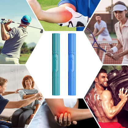 FitBeast Fitness Resistance Bar for Physical Therapy & Enhanced Grip Strength – Ideal for Tendonitis Relief, Forearm Rehab, and Muscle Recovery – Tennis Elbow, Golfer's Elbow Pain Relief Hand - PuriLite