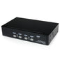 4 Port Professional VGA USB KVM Switch with Hub - TAA - PuriLite