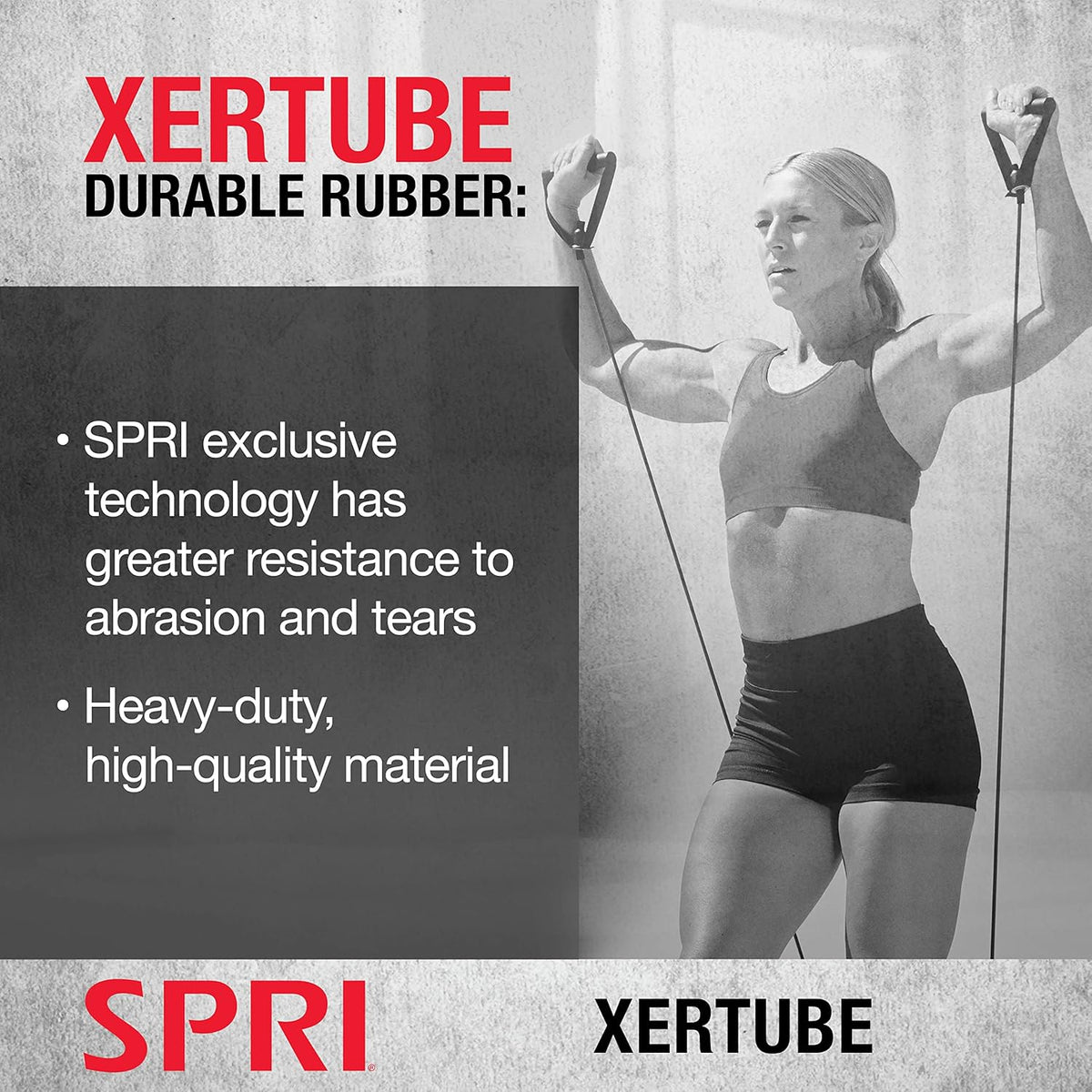 SPRI Xertube, Red, Medium - PuriLite