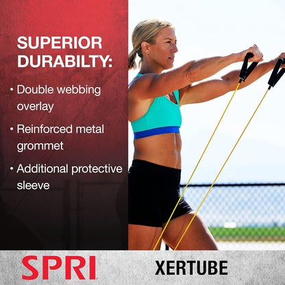 SPRI Xertube, Red, Medium - PuriLite
