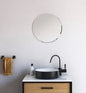 Appollo Avia Modern 45.7 cm (18 in.) Round Frameless Beveled Mirror - PuriLite