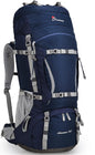 75/70L/60L Internal Frame Hiking Backpack for Backpacking, Hiking, Camping with Rain Cover - PuriLite