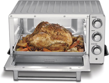 Cuisinart TOB-60N1C Convection Toaster Oven Broiler, Silver - PuriLite