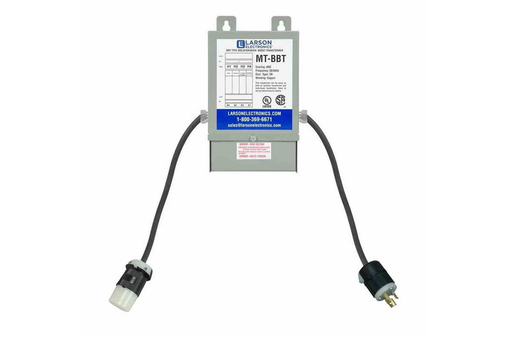 1-Phase Buck/Boost Step-Down Prewired Transformer - 115V Primary - 100V Secondary - 10.67 A- 50/60Hz - PuriLite