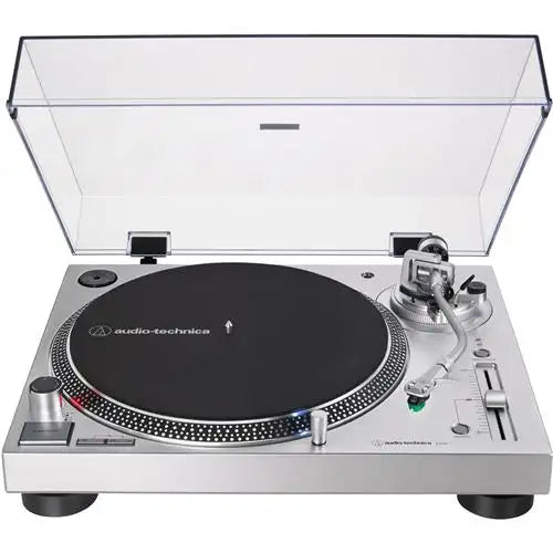 Audio Technica 3-Speed Fully Manual Direct-Drive Turntable - Silver (ATLP120XUSBSV) - PuriLite