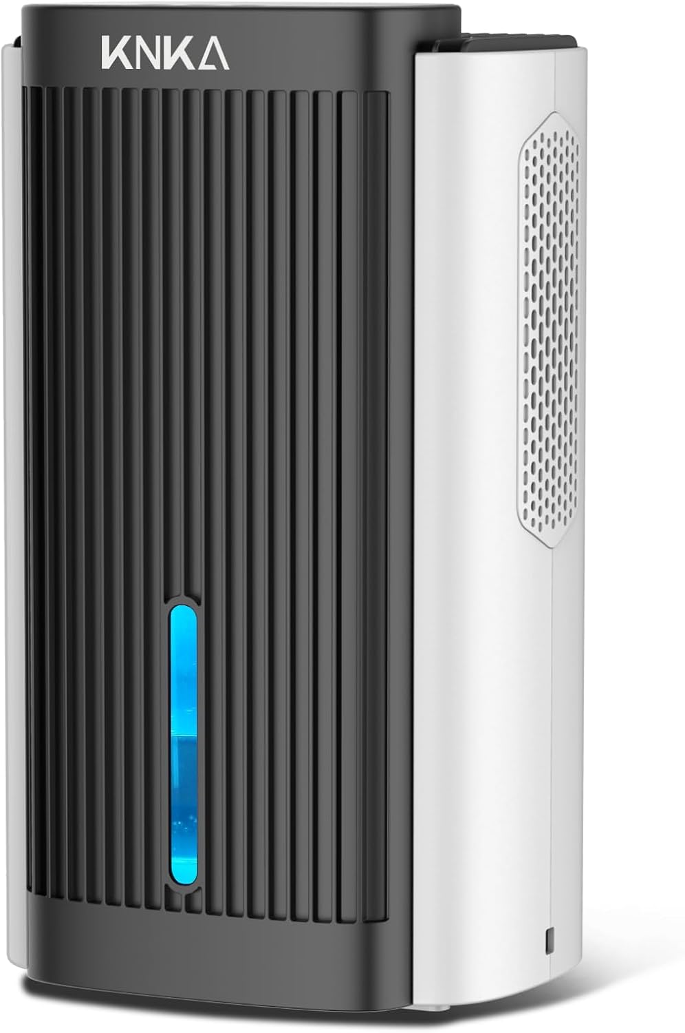 KNKA Dehumidifier,75 OZ Water Tank, (800 sq. ft) Quiet Dehumidifier for Basement, Bathroom, RV, Closet, Bedroom with Auto Shut Off, Sleep Mode,7 Colors LED Light, Dehumidifiers for Home (White/Black) - PuriLite