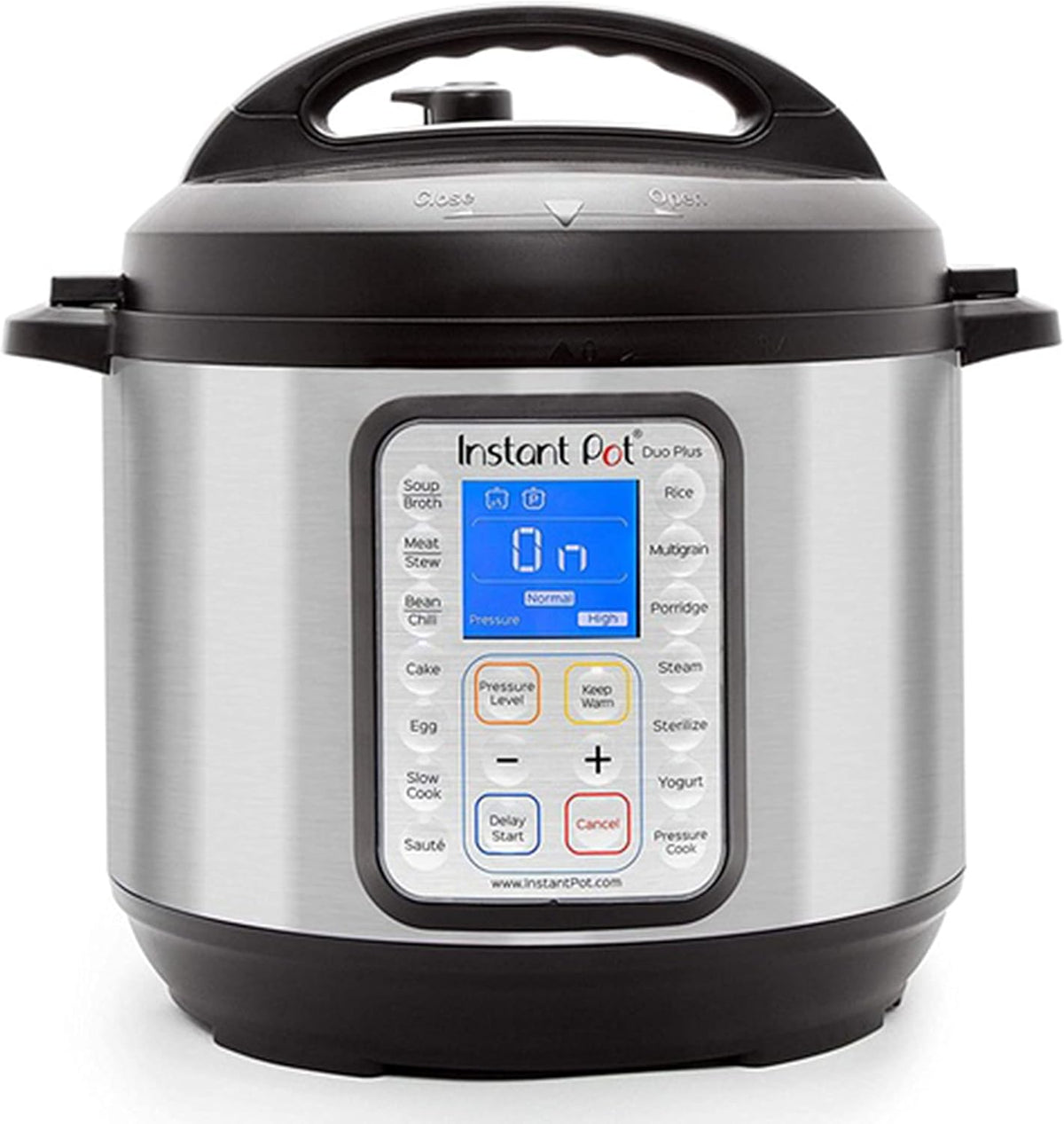 Instant Pot Duo Plus 6 Quart 9-in-1 Electric Pressure Cooker, Slow Cooker, Rice Cooker, Steamer, Sauté, Yogurt Maker, Warmer & Sterilizer, 15 One-Touch Programs,Stainless Steel/Black - PuriLite