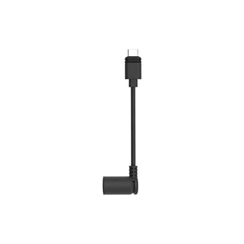 Ring Barrel Plug to USB-C Adapter for USB-C Cameras and Barrel Plug Solar Panels - Black I For Solar Panel (1st Gen), Super Solar Panel, Stick Up Cam Pro, Spotlight Cam Plus, Spotlight Cam Pro - PuriLite