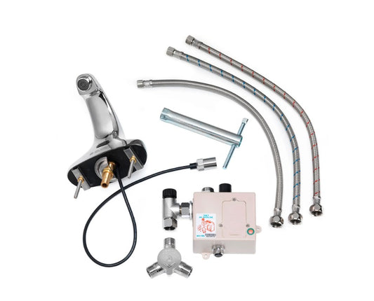 Global Industrial™ Sensor Bathroom Sink Faucet, 0.5 GPM, Chrome - PuriLite